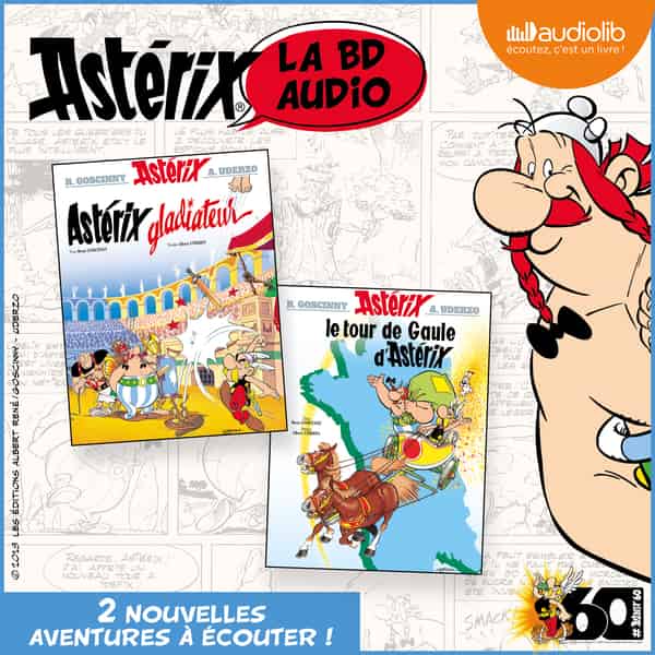 Couverture du livre audio Astérix Gladiateur / Le Tour de Gaule d'Astérix De René Goscigny  et Albert Uderzo 