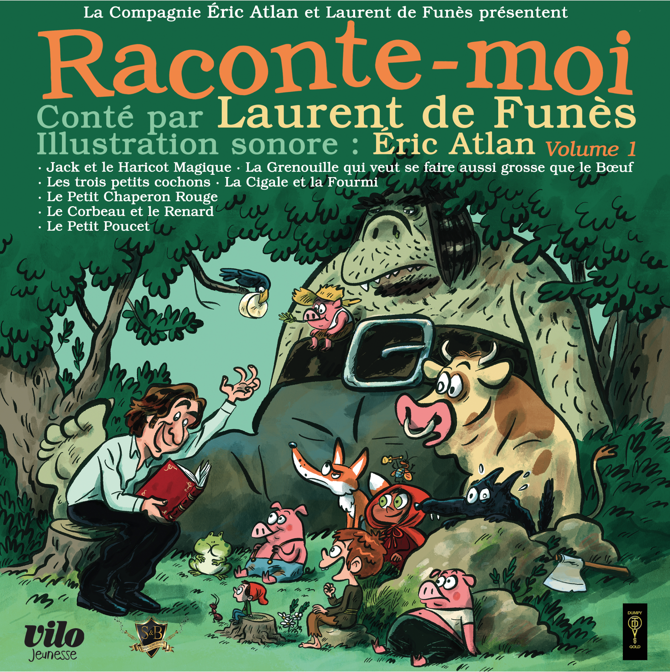 Couverture du livre audio Raconte-Moi, volume 1 De Jean De La Fontaine  et2 autres