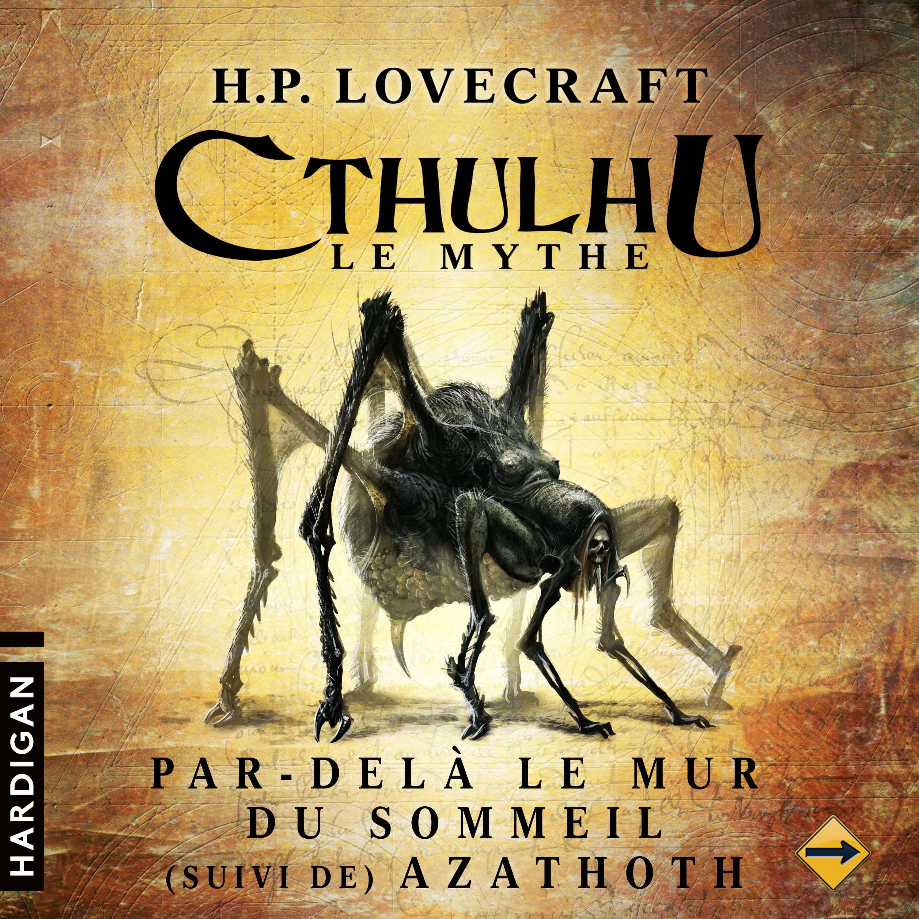 Couverture du livre audio Par-delà le mur du sommeil (suivi de) Azathoth - 6 De H.P. Lovecraft 