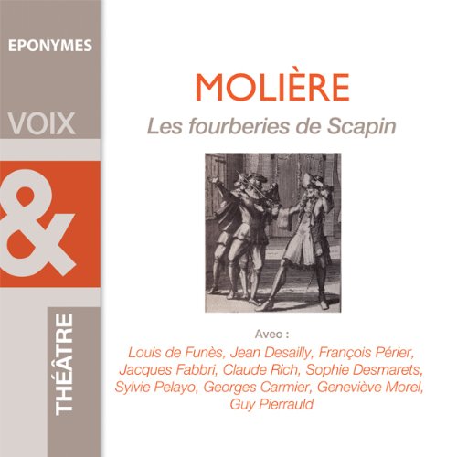 Couverture du livre audio Les fourberies de Scapin De  Molière 
