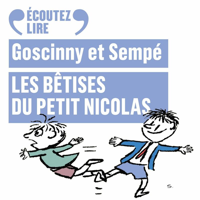 Couverture du livre audio Les bêtises du Petit Nicolas De René Goscinny  et Jean-Jacques Sempé 