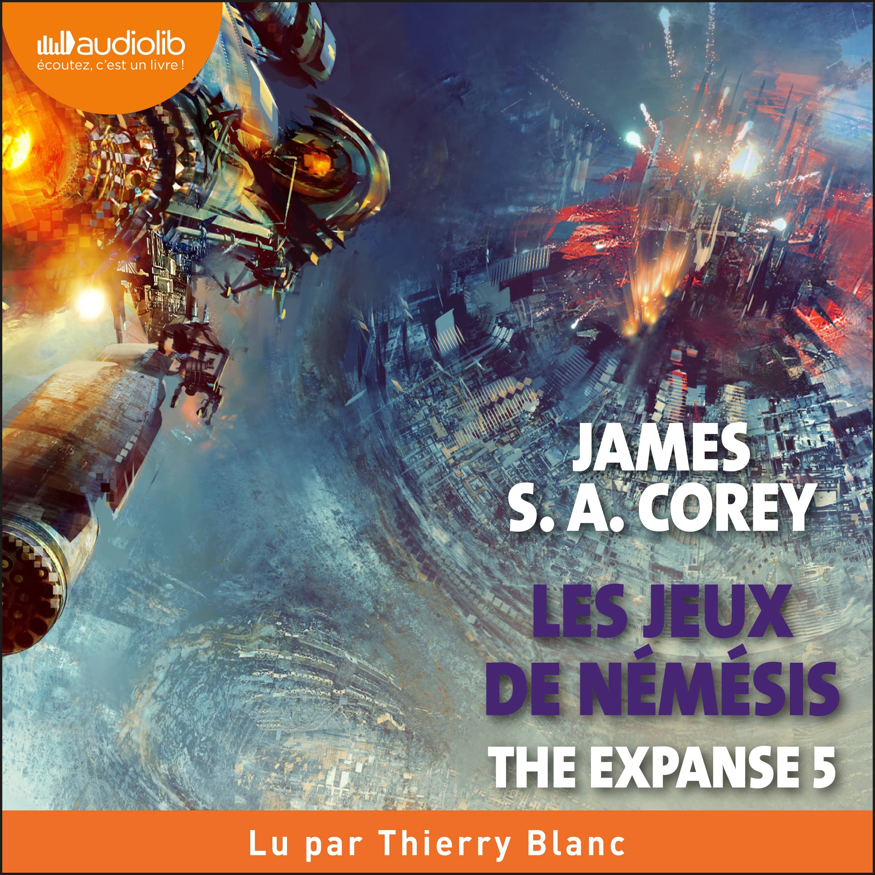 Couverture du livre audio The Expanse (Tome 5) - Les Jeux de Némésis De James S.A. Corey 