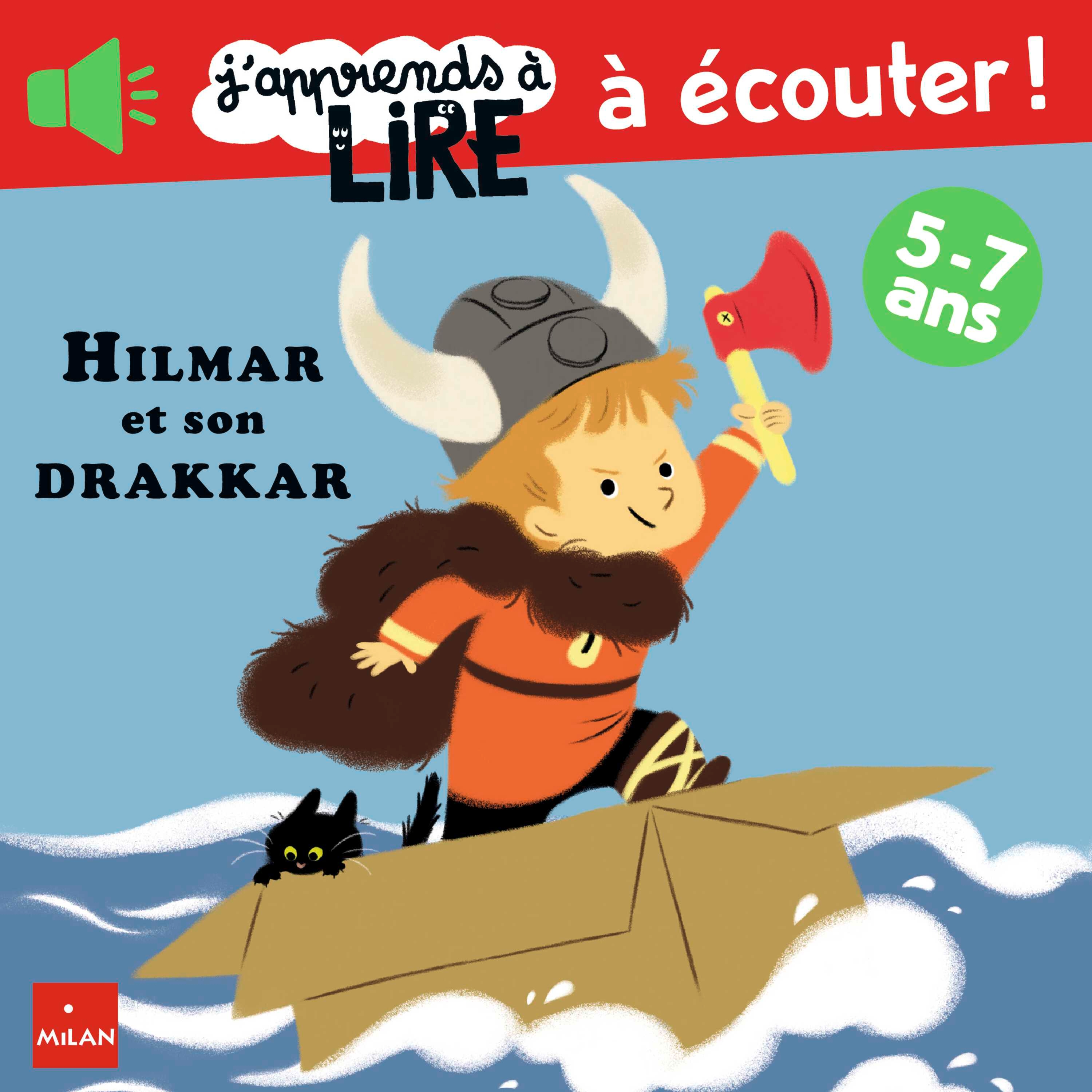 Couverture du livre audio Hilmar et son drakkar De Anne Lauprete 