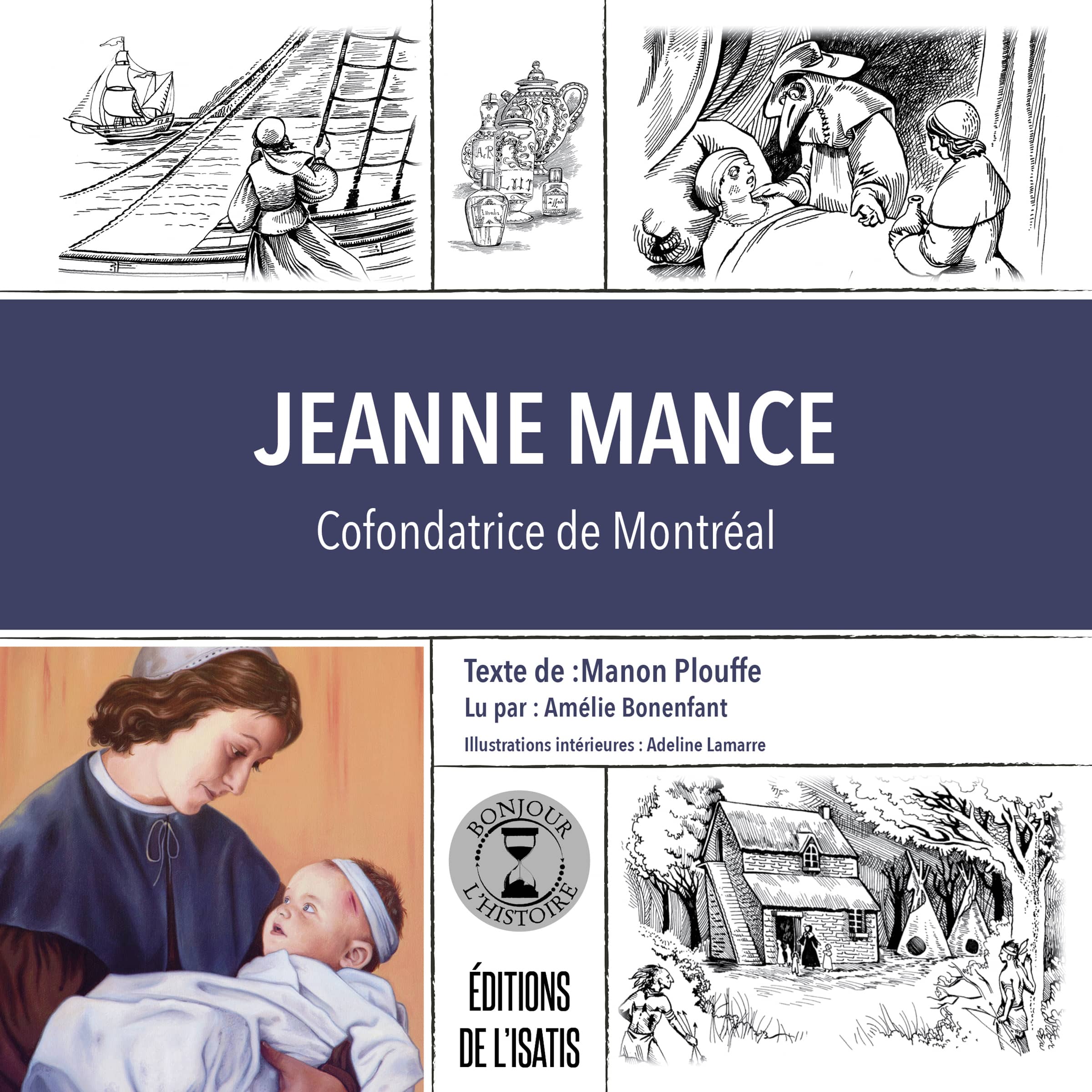 Couverture du livre audio Jeanne Mance De Manon Plouffe 