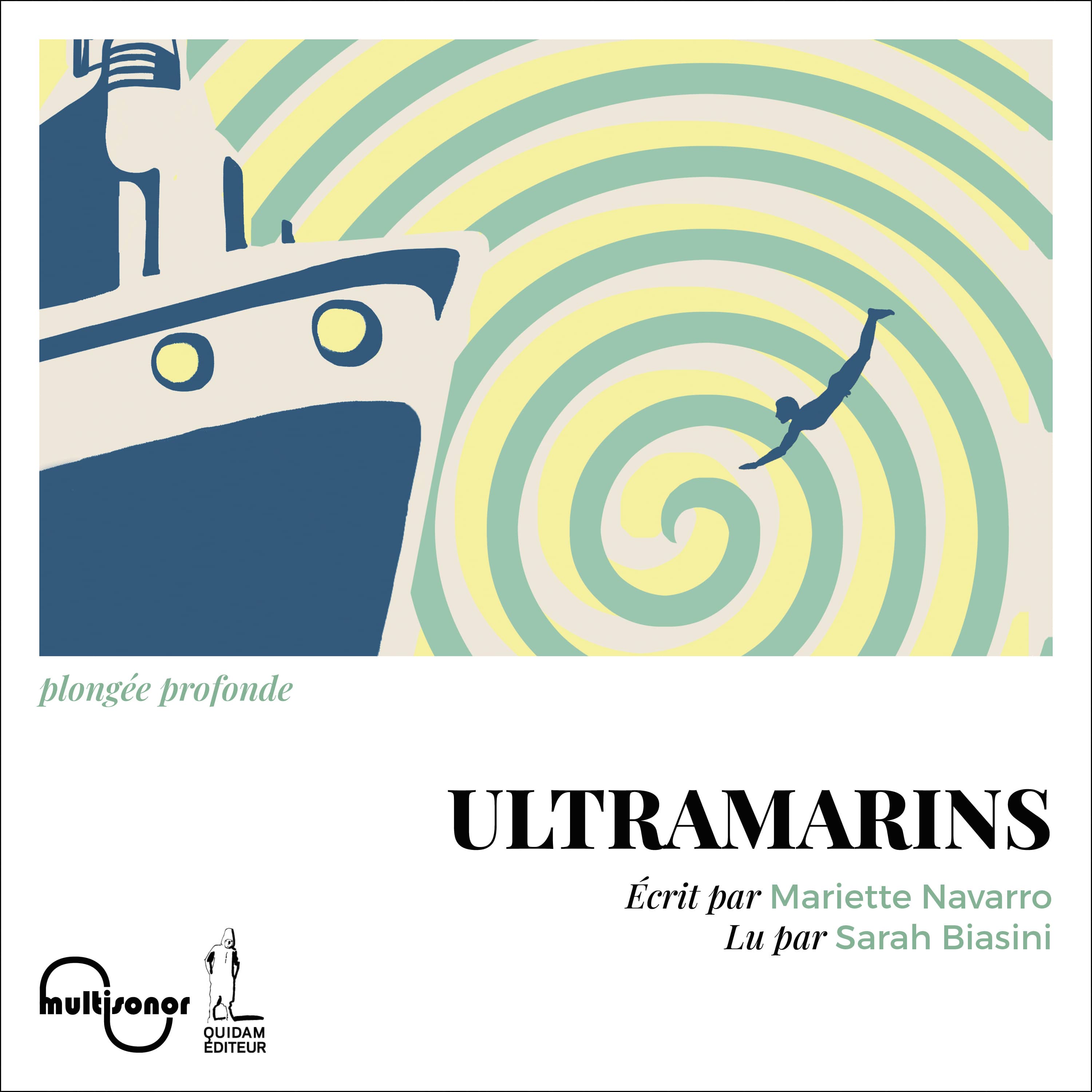 Couverture du livre audio Ultramarins De Mariette Navarro 