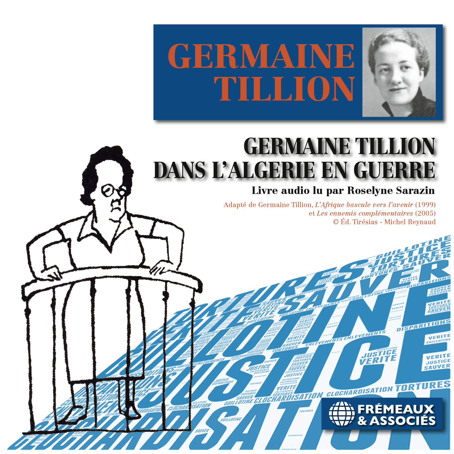 Couverture du livre audio Germaine Tillon dans l'Algérie en guerre De Germaine Tillion 