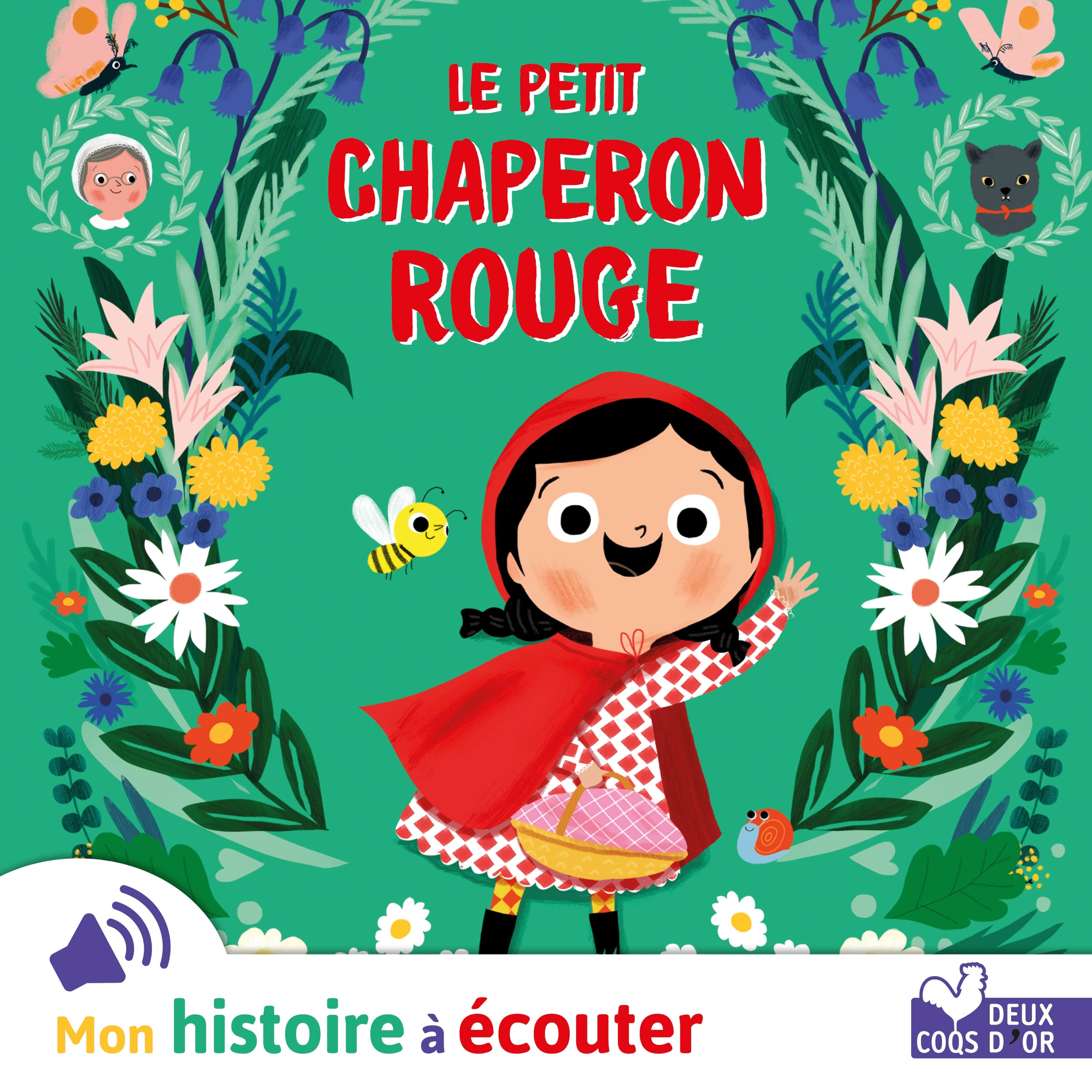 Couverture du livre audio Le petit chaperon rouge De Aurélie Desfour 