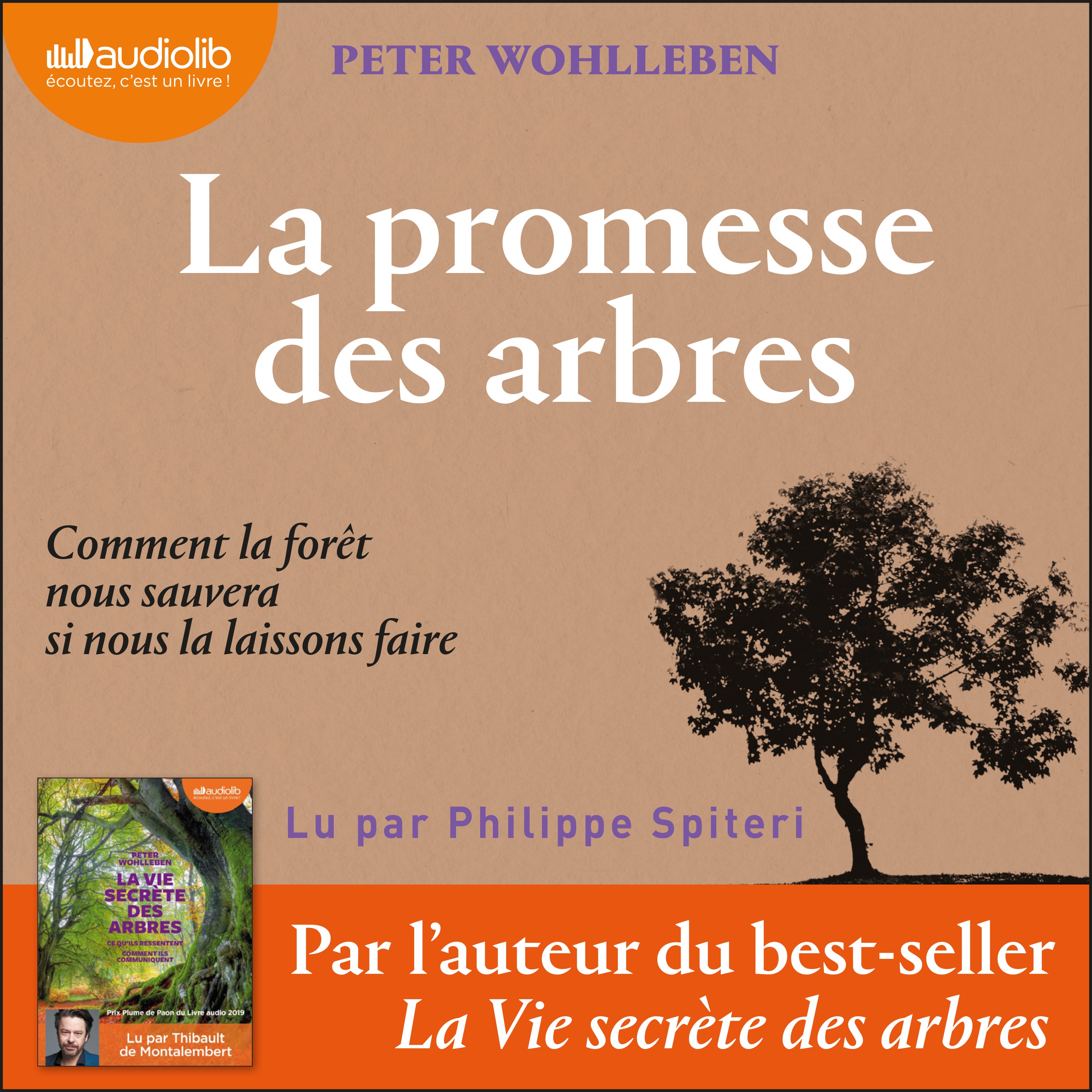 Couverture du livre audio La Promesse des arbres De Peter Wohlleben 