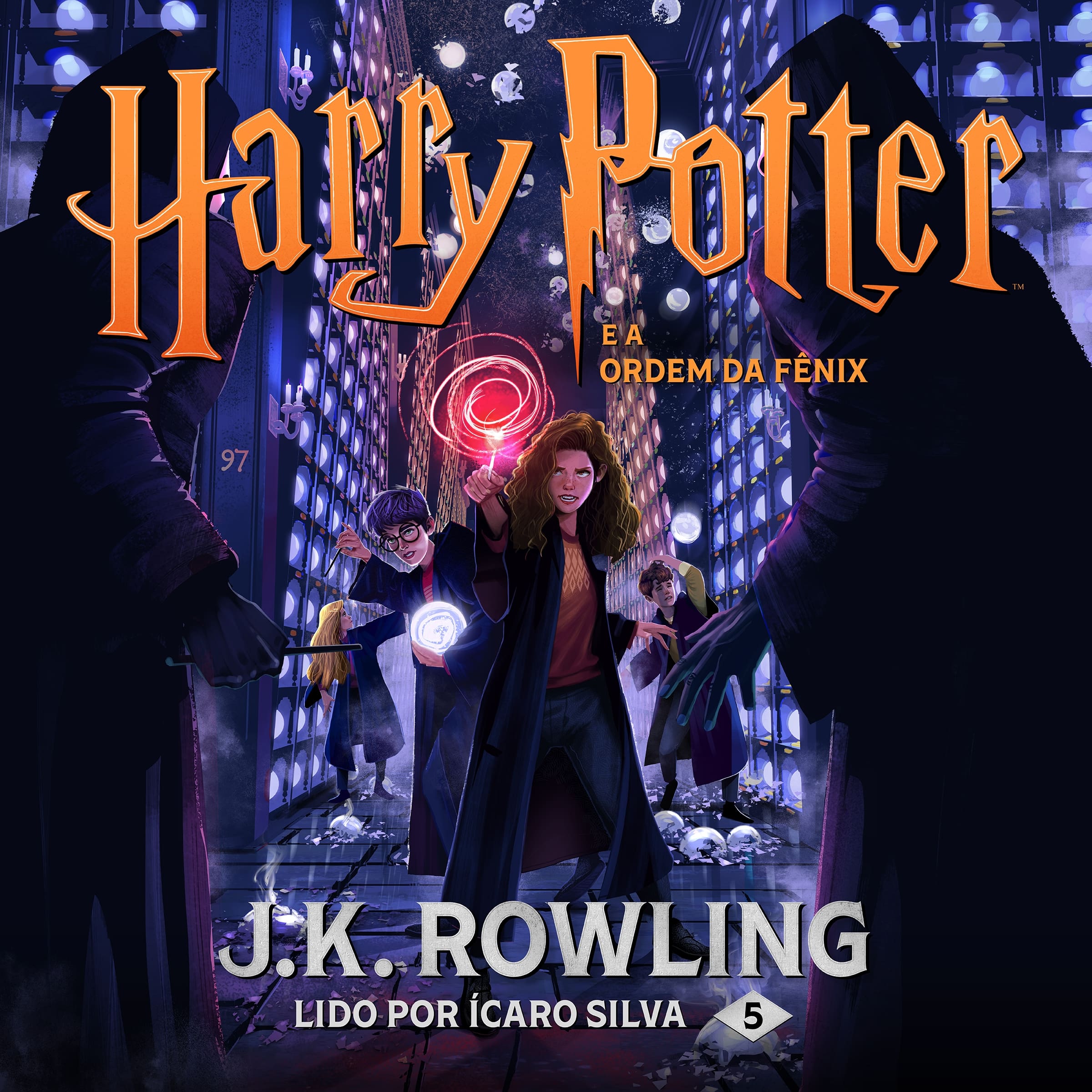 Couverture du livre audio Harry Potter e a Ordem da Fênix De J.K. Rowling 