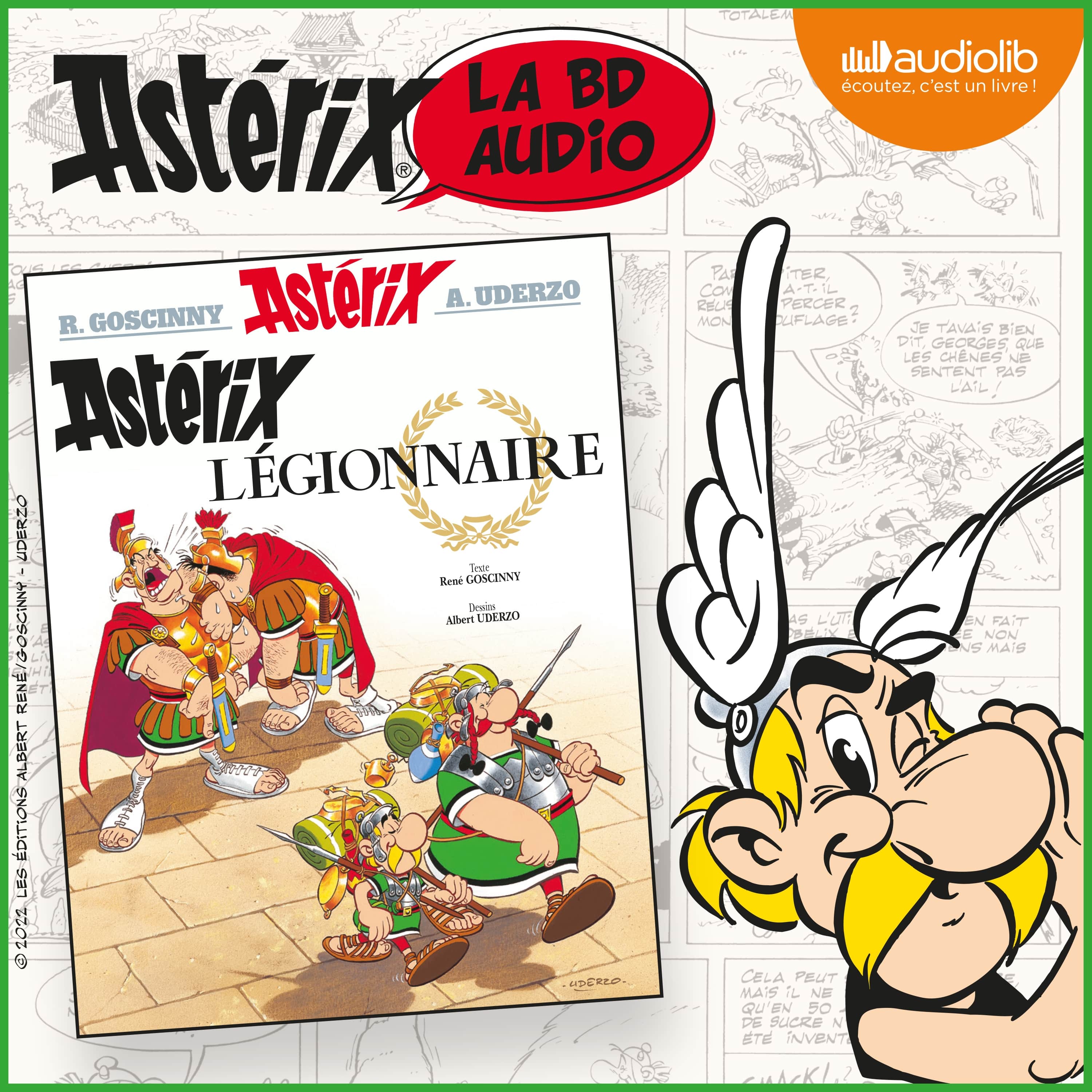 Couverture du livre audio Astérix Légionnaire De René Goscinny  et Albert Uderzo 