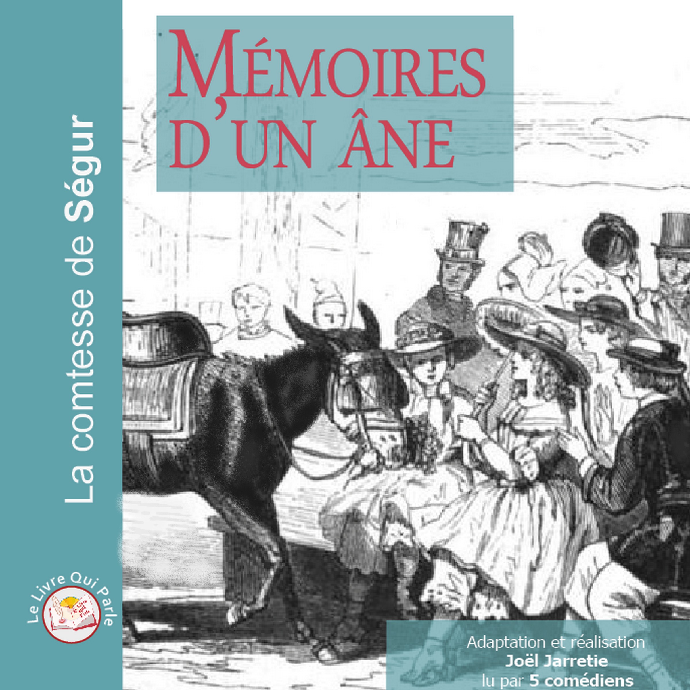 Couverture du livre audio Mémoires d'un âne De Jules Verne 