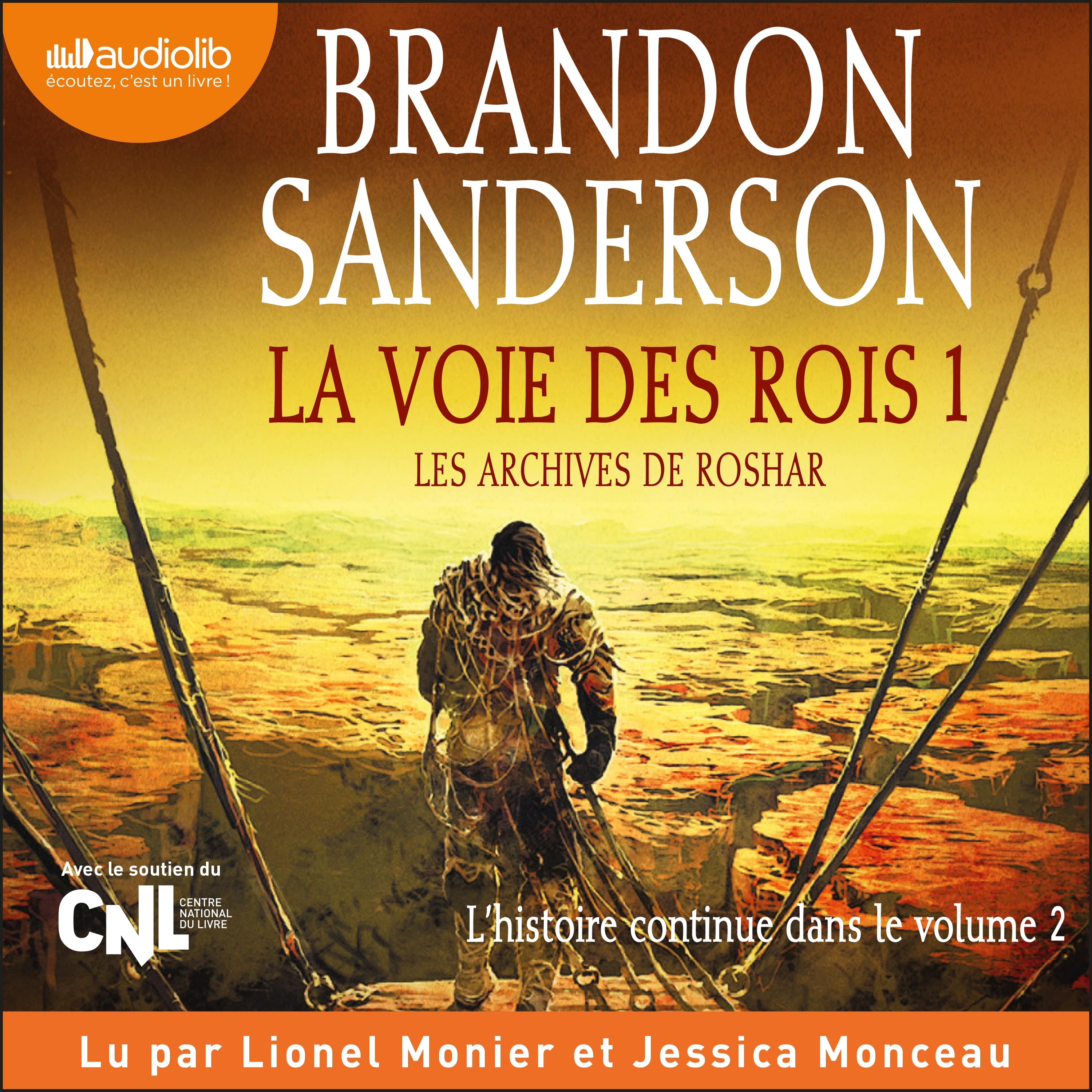 Couverture du livre audio La Voie des rois, volume 1 De Brandon Sanderson 
