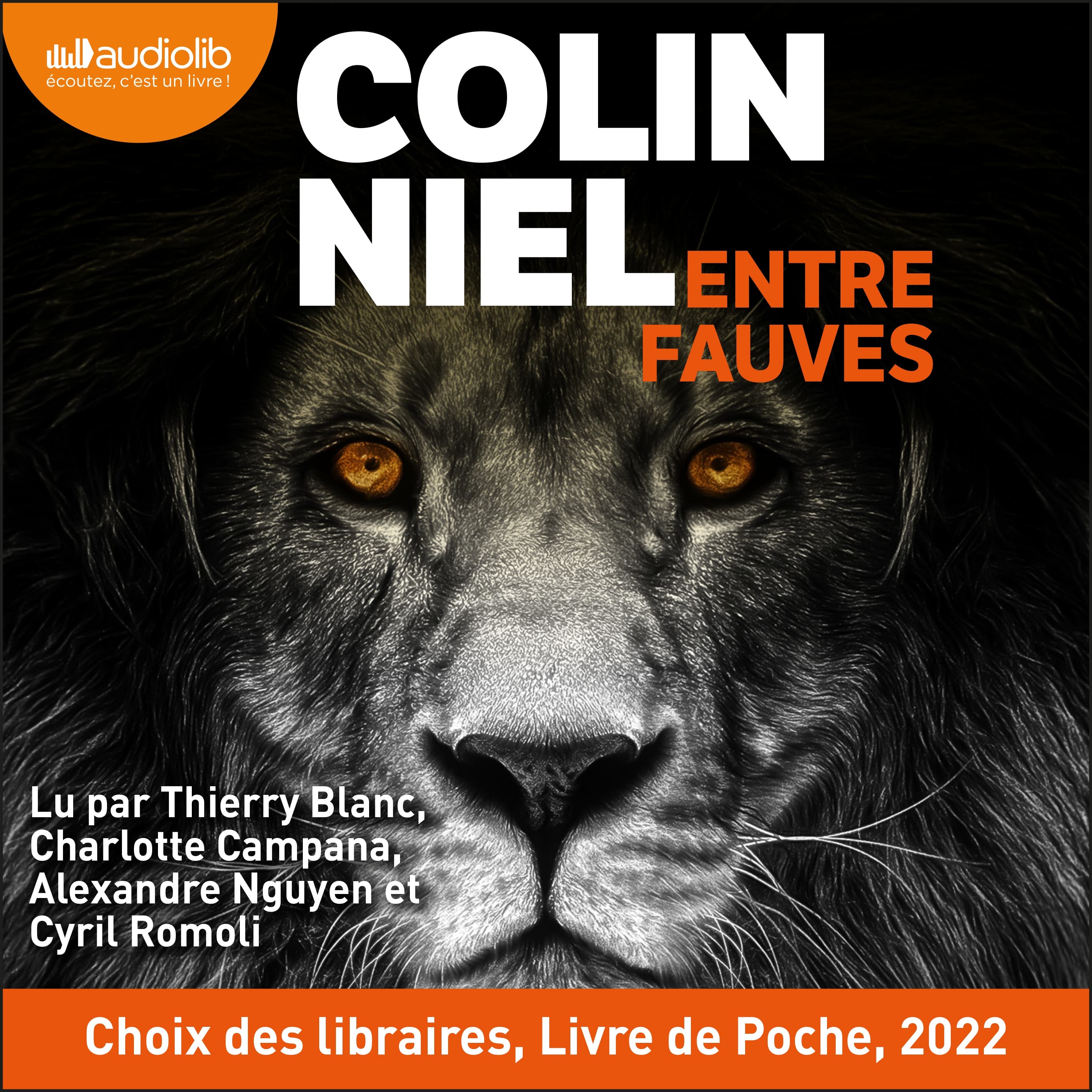 Couverture du livre audio Entre fauves De Colin Niel 