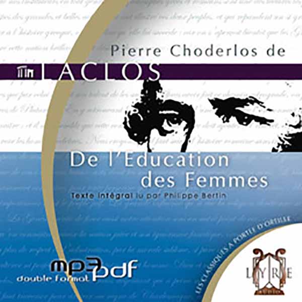 Couverture du livre audio De l'éducation des femmes De Pierre Choderlos De Laclos 