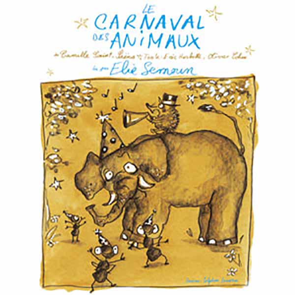 Couverture du livre audio Le carnaval des animaux De Camille Saint-saens 