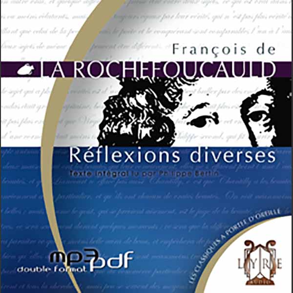 Couverture du livre audio Réflexions diverses De François De La Rochefoucauld 