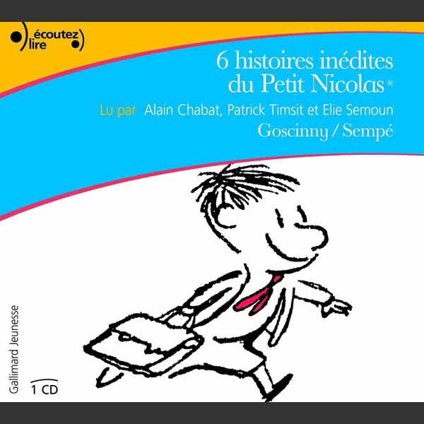 Couverture du livre audio Six histoires inédites du Petit Nicolas De René Goscinny 